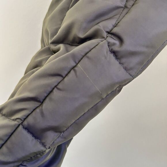 VTG 2000s Y2K Liz Claiborne Down Puffer Jacket Size L Brown Purple Shimmer - Picture 15 of 16